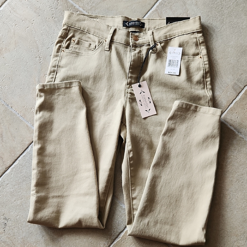 Nanette Lepore Women's Skinny Pants in Beige